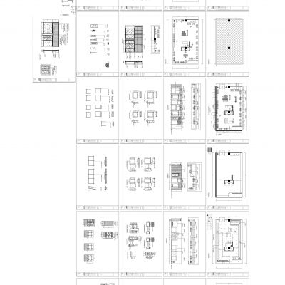 服装专卖店设计施工图