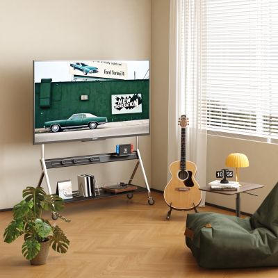 现代电视支架 移动电视架3D模型