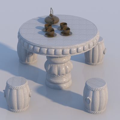 新中式景观座椅 