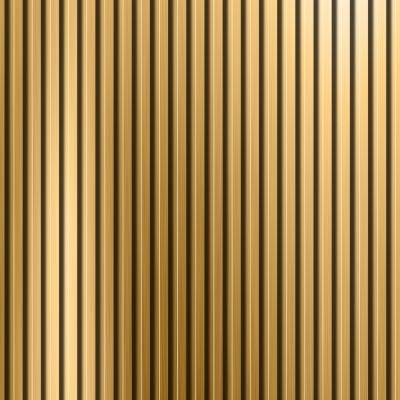 高清金属长城板金属格栅3D贴图