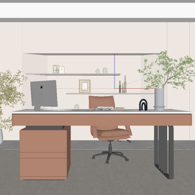 现代书房 书桌椅