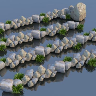 现代庭院石头小品