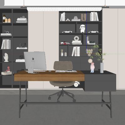 现代书房 书桌椅