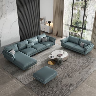 现代客厅沙发茶几组合