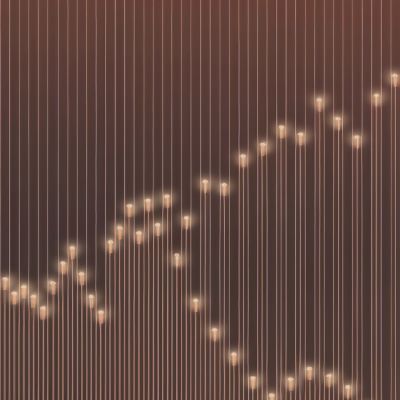 高清灯光夹丝玻璃艺术格栅隔断