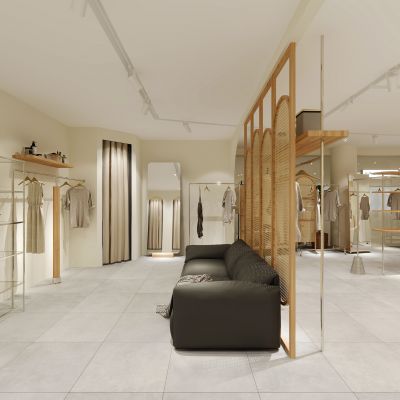 中古复古侘寂风北欧风服装店