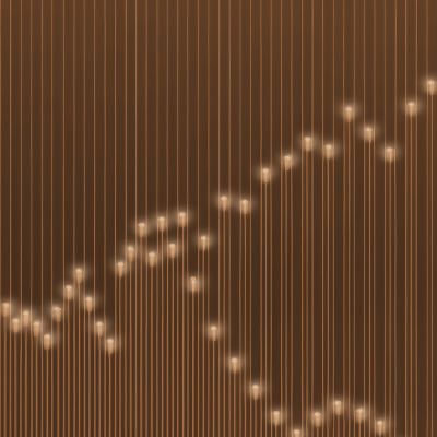 高清灯光夹丝玻璃艺术格栅隔断