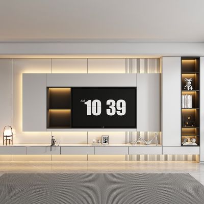 现代电视柜 背景墙