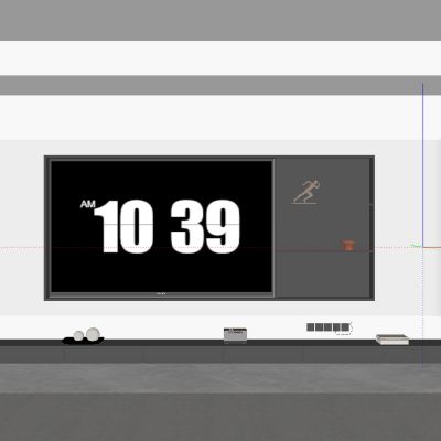 现代电视柜 背景墙