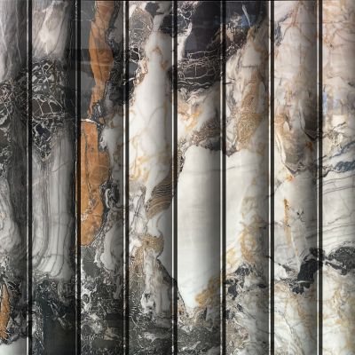 高清大理石格栅波浪板