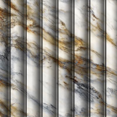 高清大理石格栅波浪板