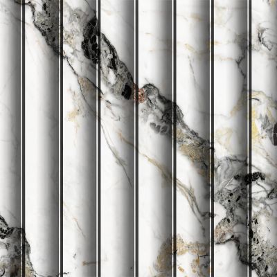 高清大理石格栅波浪板