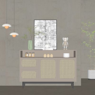 现代餐边柜 储物柜