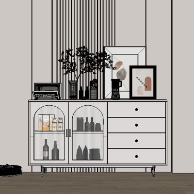 现代餐边柜 储物柜