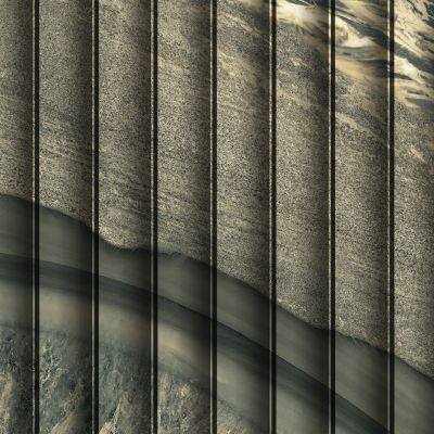 高清大理石格栅波浪板3D贴图