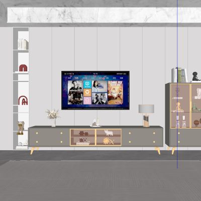 现代电视柜背景墙