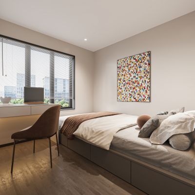 现代榻榻米卧室