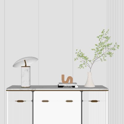 现代边柜饰品摆件