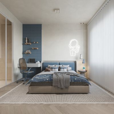 现代儿童房
