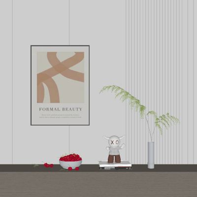 现代边柜饰品摆件