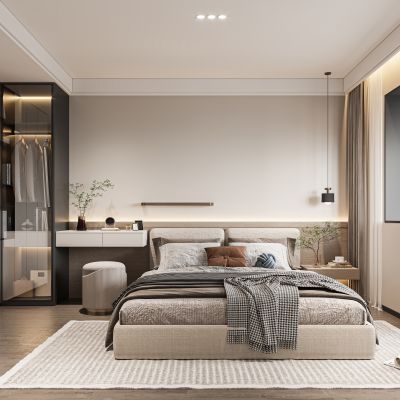 现代卧室