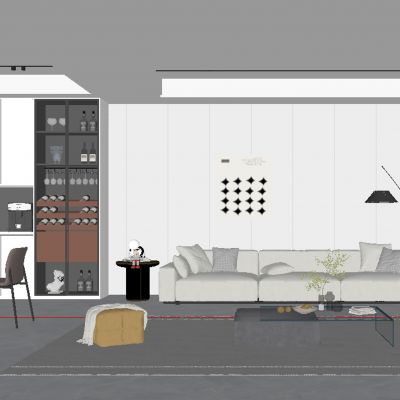 现代轻奢客厅 沙发