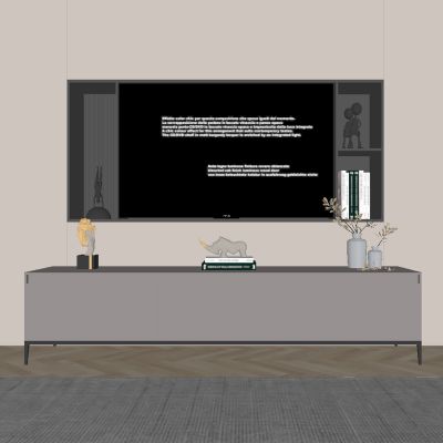 现代轻奢电视柜