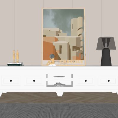 现代轻奢电视柜