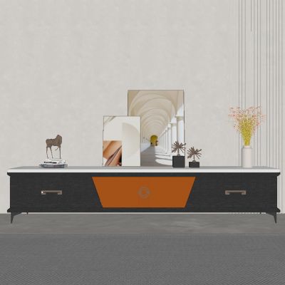 现代轻奢电视柜