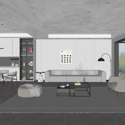 现代轻奢客厅 沙发