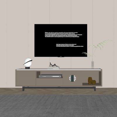 现代轻奢电视柜