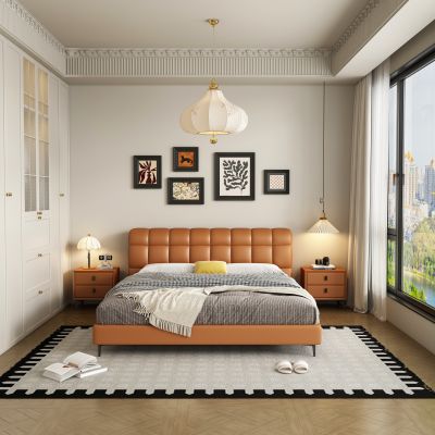 中古风卧室 床3D模型