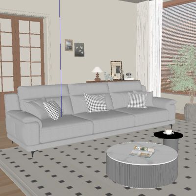 中古风客厅沙发