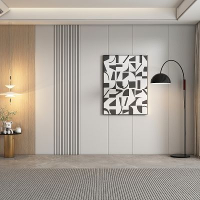 现代客厅背景墙