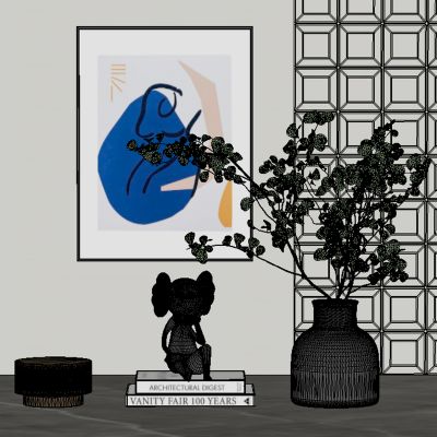 现代饰品摆件组合