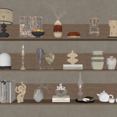 中古风饰品摆件 陶罐