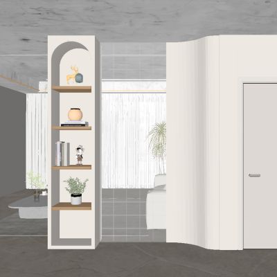 现代玄关过道 过道