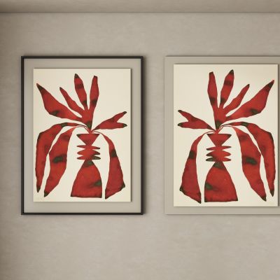 中古风装饰画 挂画