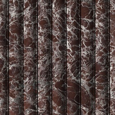 高清大理石格栅波浪板