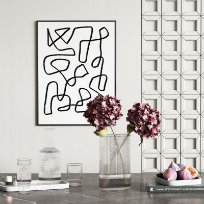 现代饰品摆件组合