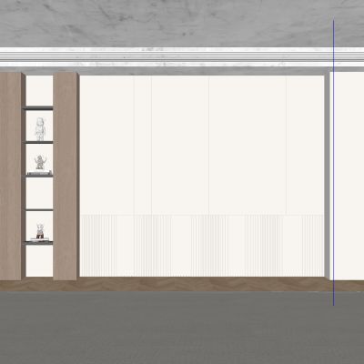 现代客厅背景墙