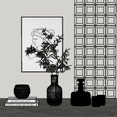 现代饰品摆件组合