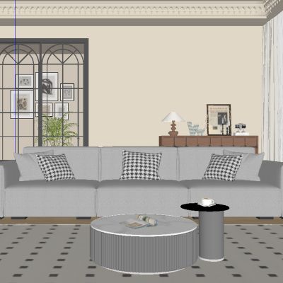 中古风客厅沙发