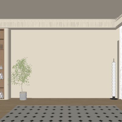 中古风餐厅背景墙