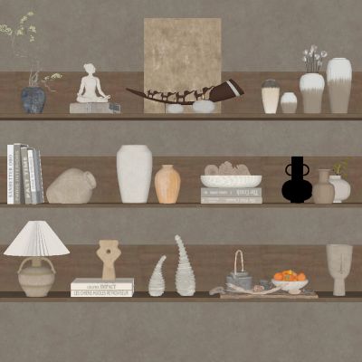 中古风饰品摆件 陶罐