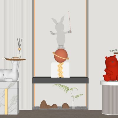 现代 雕塑 饰品摆件公仔摆件