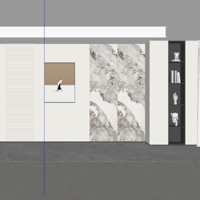 现代客厅背景墙