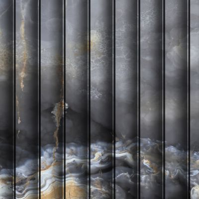 高清大理石格栅波浪板