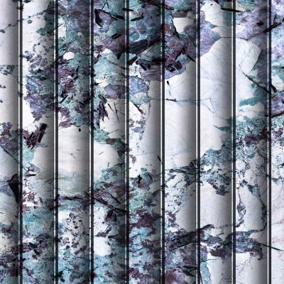 高清大理石格栅波浪板