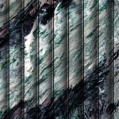 高清大理石格栅波浪板